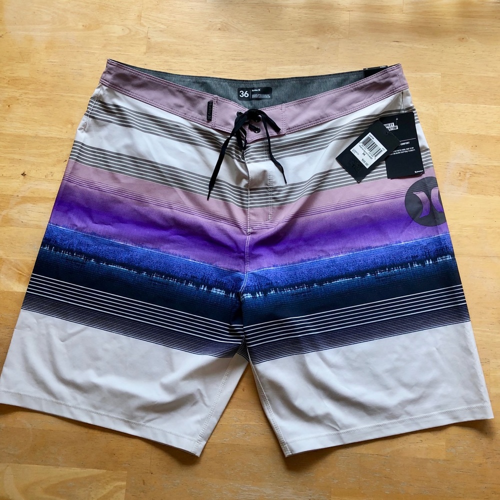 Hurley Men’s Swim Trunks/Board Shorts Size 36
